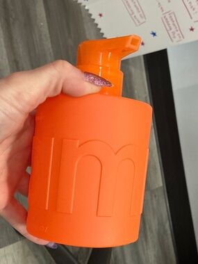 Amika Handwash in Bright Orange Pump Bottle